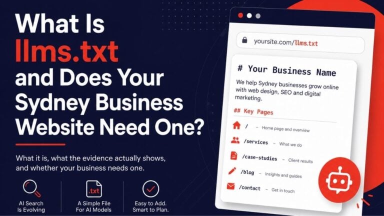 What Is llms.txt and Does Your Sydney Business Website Need One in 2026?